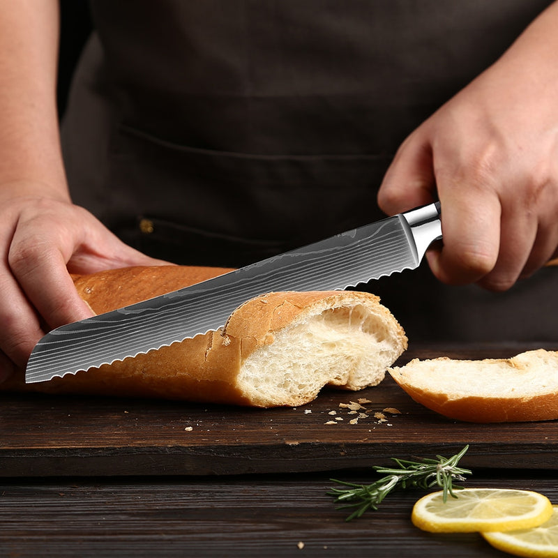 Conjunto De Facas Japonesa Santoku