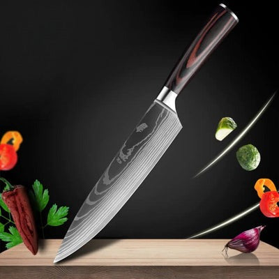 Conjunto De Facas Japonesa Santoku